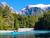 Hiking and boat adventure in Valle del Puelo with three lake crossings